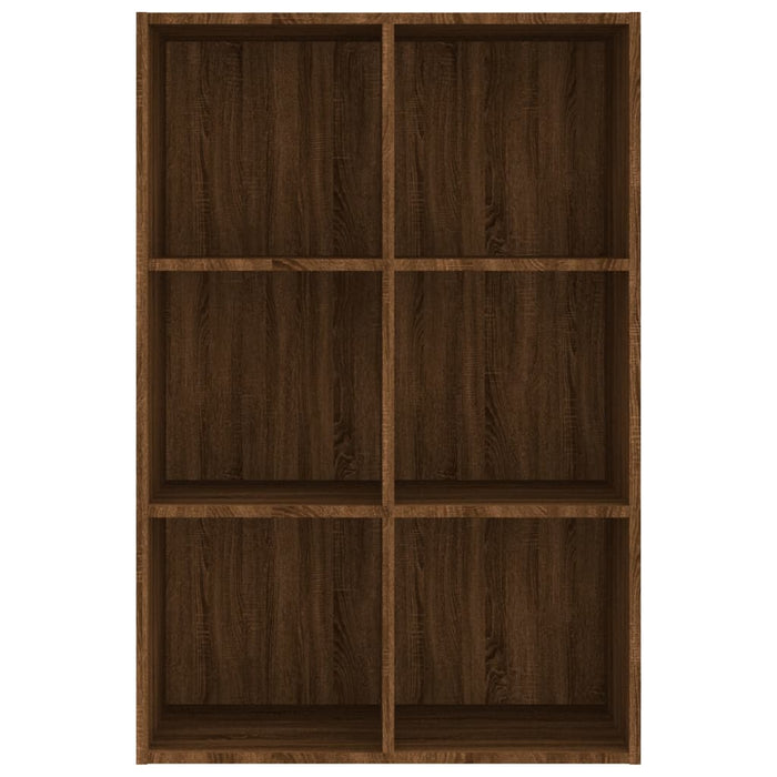 Bücherregal/Sideboard Braun Eichen-Optik 66x30x98 cm