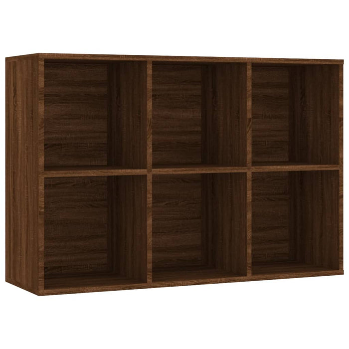 Bücherregal/Sideboard Braun Eichen-Optik 66x30x98 cm
