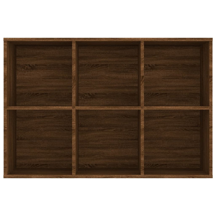Bücherregal/Sideboard Braun Eichen-Optik 66x30x98 cm