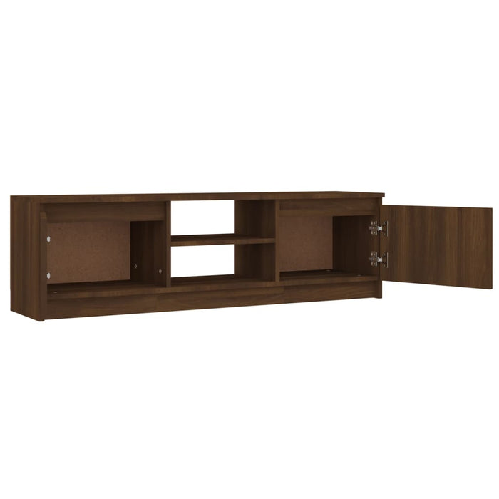 TV-Schrank Braun Eichen-Optik 120x30x35,5 cm Holzwerkstoff