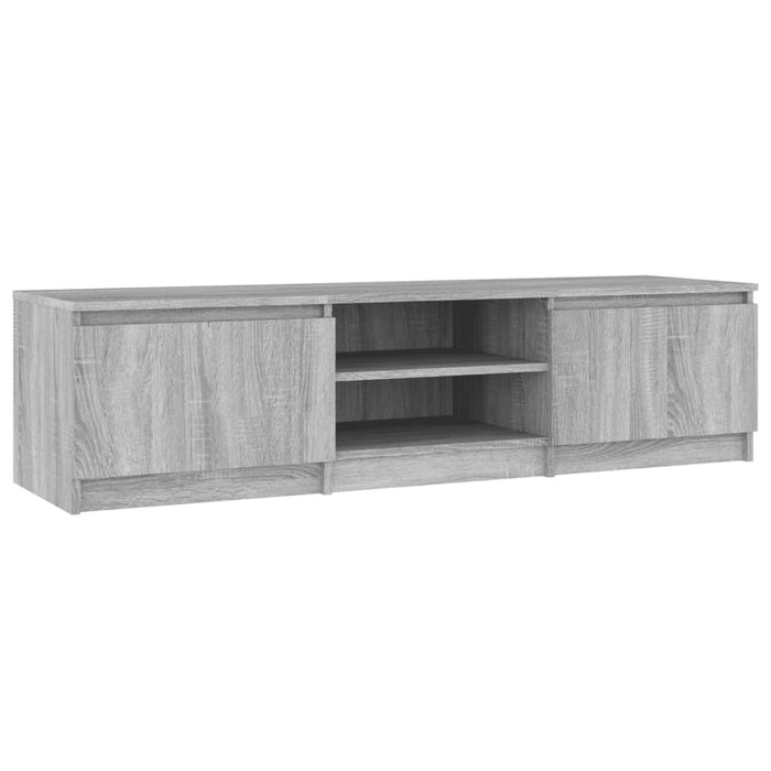 TV cabinet gray Sonoma 140x40x35.5 cm made of wood