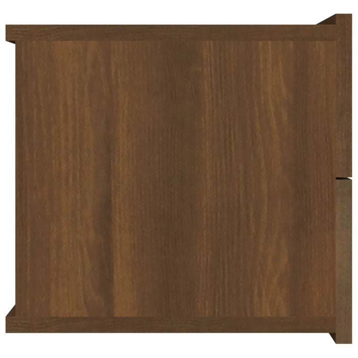 Nachttische 2 Stk. Braun Eichen-Optik 40x30x30 cm Holzwerkstoff
