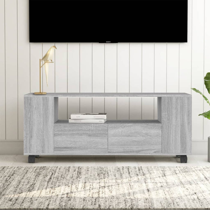 TV-Schrank Grau Sonoma 120x35x48 cm Holzwerkstoff