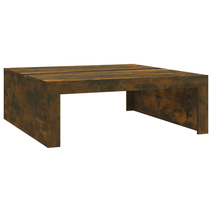 Couchtisch Räuchereiche 100x100x35 cm Holzwerkstoff
