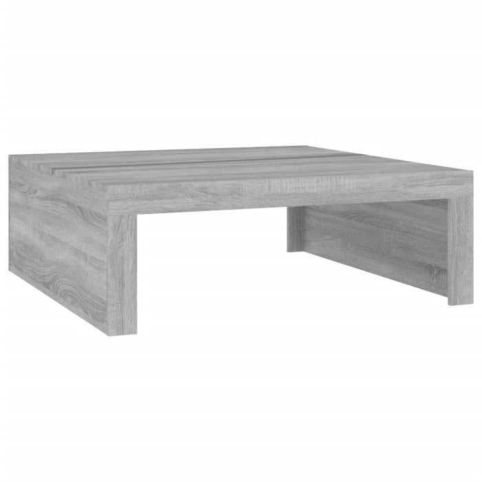 Couchtisch Grau Sonoma 100x100x35 cm Holzwerkstoff