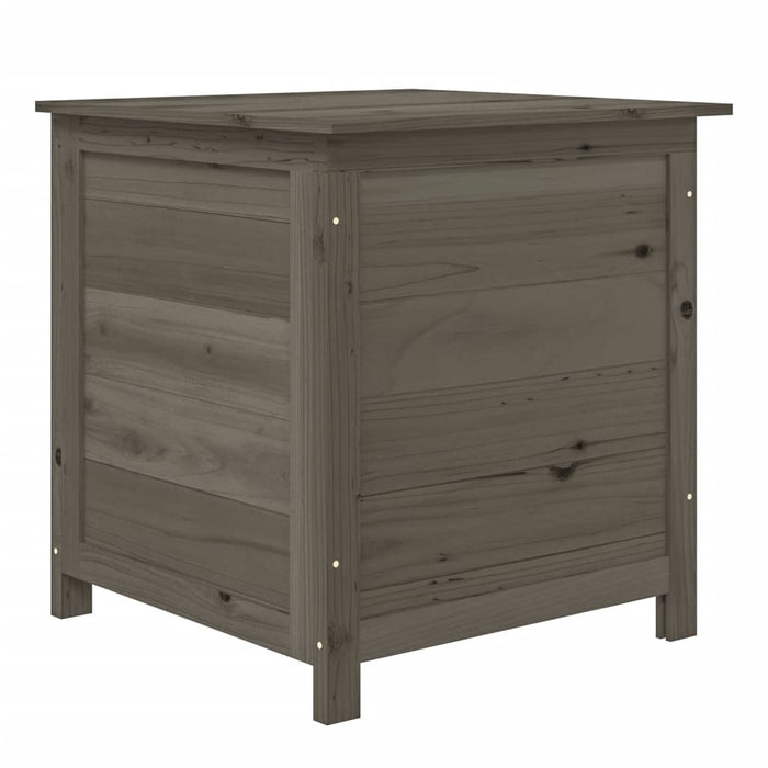 Outdoor-Kissenbox Anthrazit 50x50x56 cm Massivholz Tanne