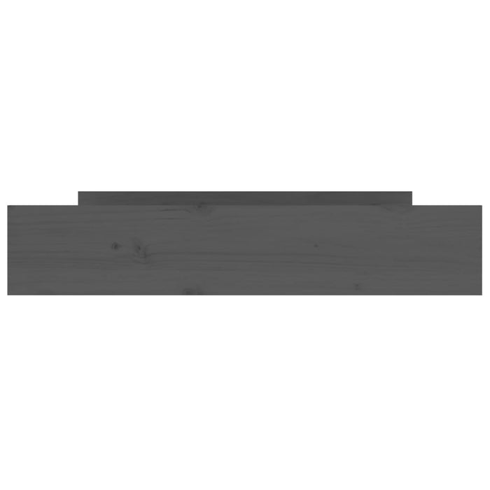 Bettschubladen 2 Stk. Grau Massivholz Kiefer