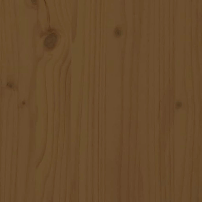 Massivholzbett Honigbraun 135x190 cm