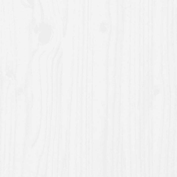 Massivholzbett Weiß 180x200 cm