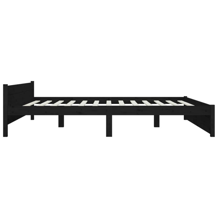 Bett mit Schubladen Schwarz 180x200 cm