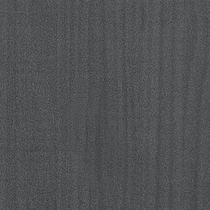 Massivholzbett Grau Kiefer 140x190 cm