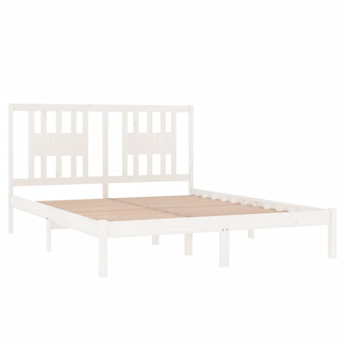 Massivholzbett Weiß Kiefer 160x200 cm