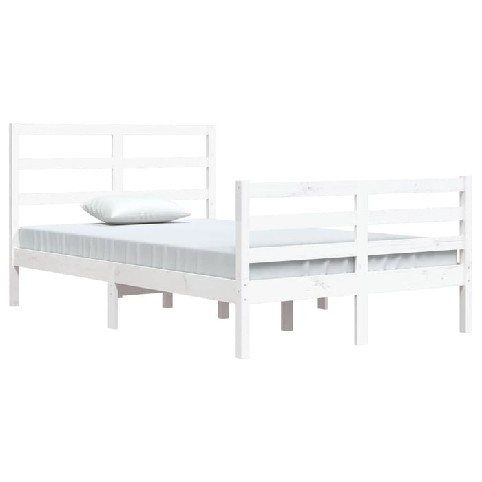 Massivholzbett Weiß Kiefer 120x200 cm