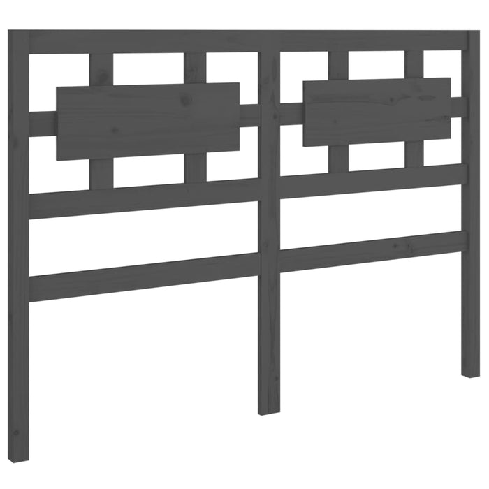 Massivholzbett Grau 120x190 cm