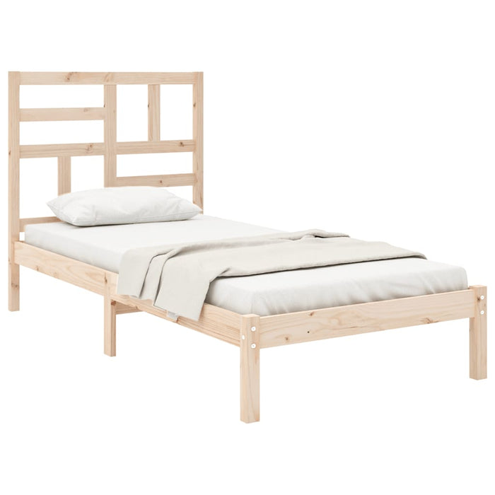 Solid wood bed 90x200 cm