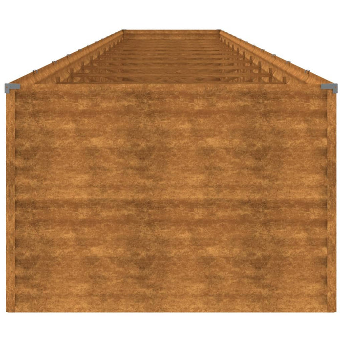 Hochbeet 1150x100x69 cm Cortenstahl