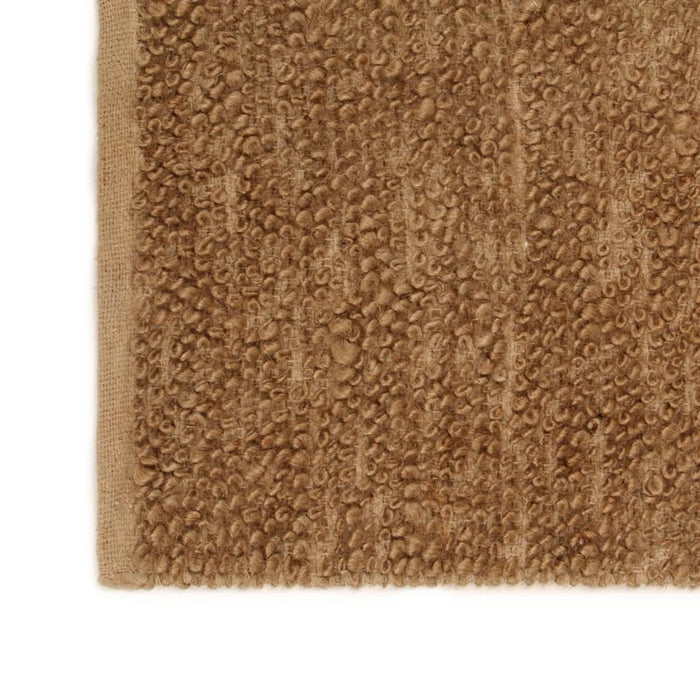 Loop carpet handmade 180x250 cm jute and cotton