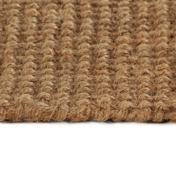 Teppich mit Fransen 180x250 cm Jute