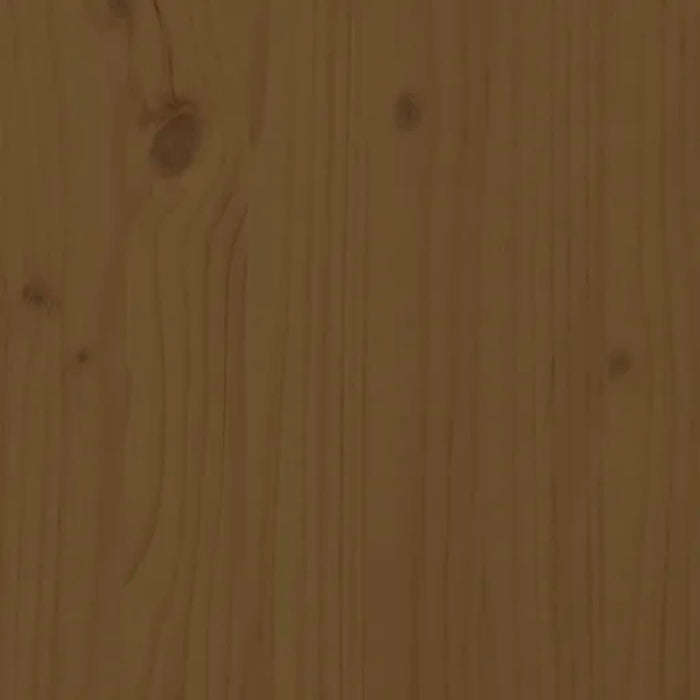 Ausziehbares Tagesbett Braun Massivholz Kiefer 2x(90x190) cm