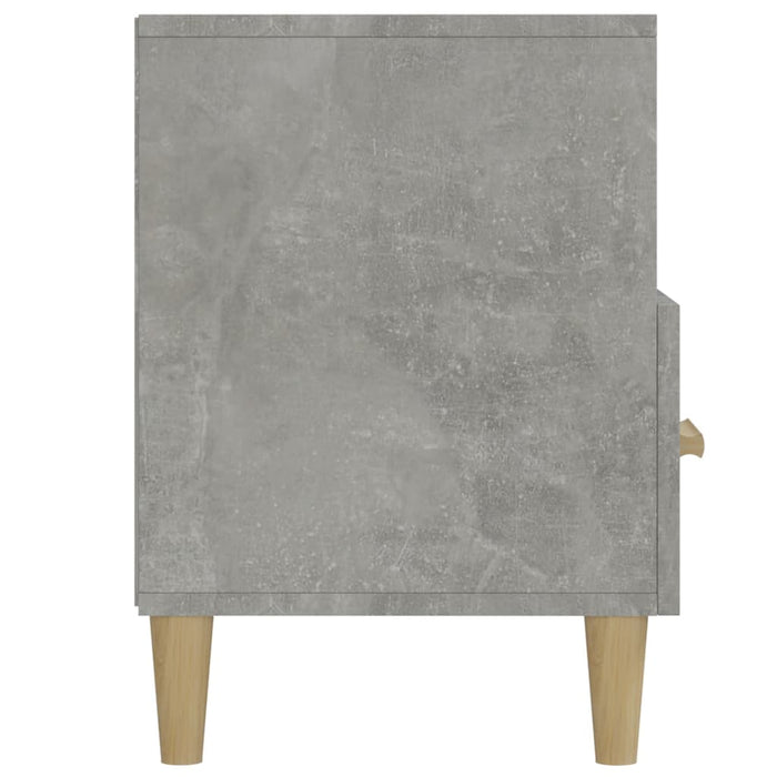 TV cabinet concrete gray 102x36x50 cm made of wood