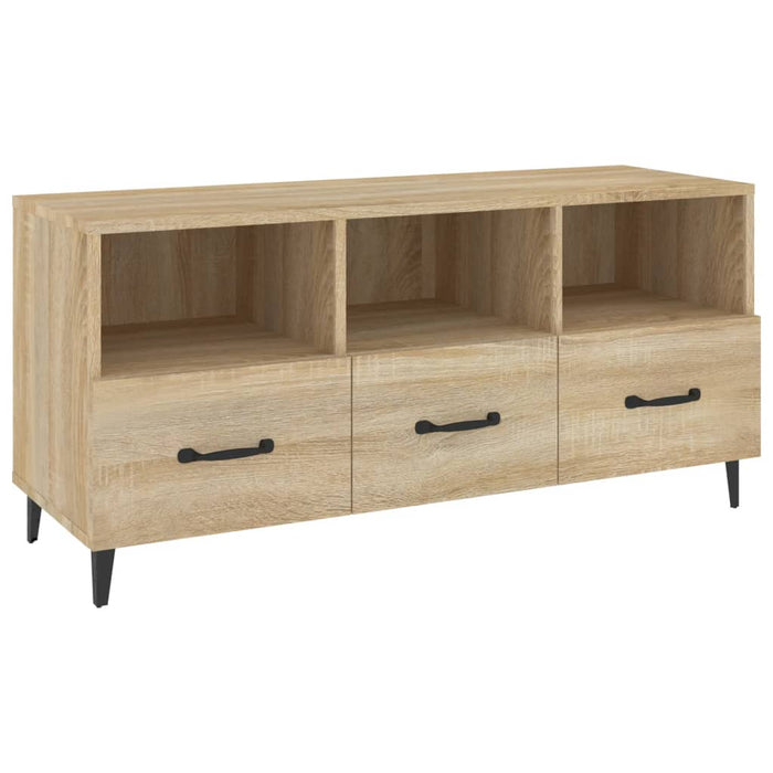 TV cabinet Sonoma oak 102x35x50 cm wood material