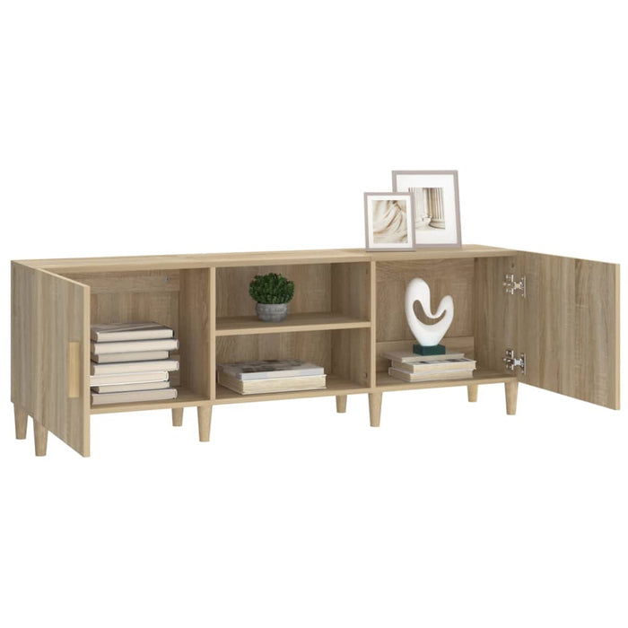 TV cabinet Sonoma oak 150x30x50 cm wood material
