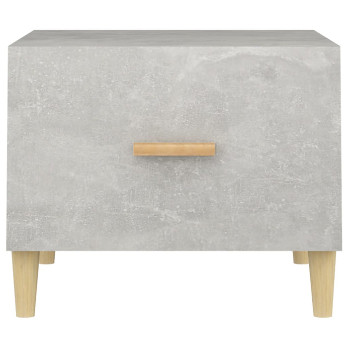 Couchtische 2 Stk. Betongrau 50x50x40 cm Holzwerkstoff