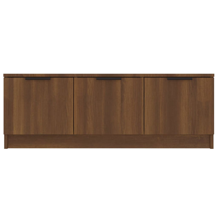 TV-Schrank Braun Eichen-Optik 102x35x36,5 cm Holzwerkstoff