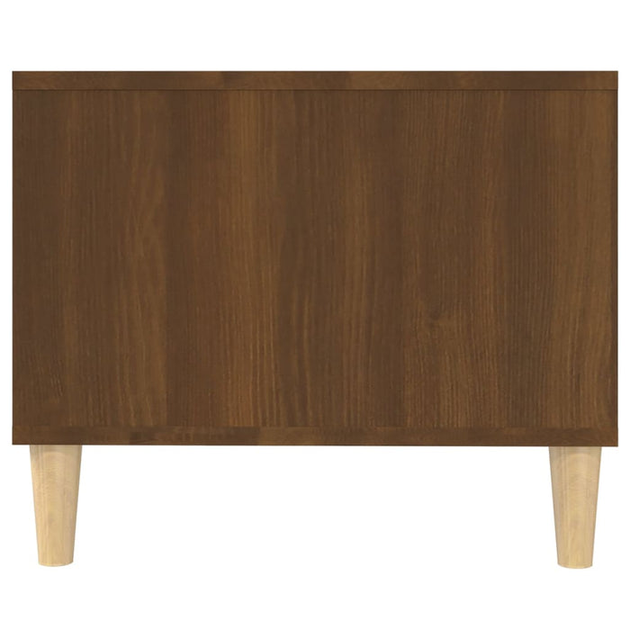 Coffee table brown oak look 102x50x40 cm wood material