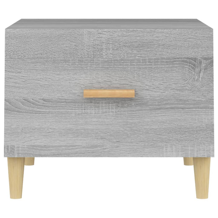 Coffee table gray Sonoma 50x50x40 cm made of wood