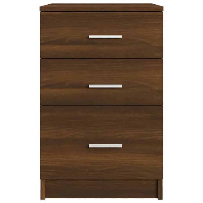 Nachttisch Braun Eichen-Optik 40x40x63 cm Holzwerkstoff