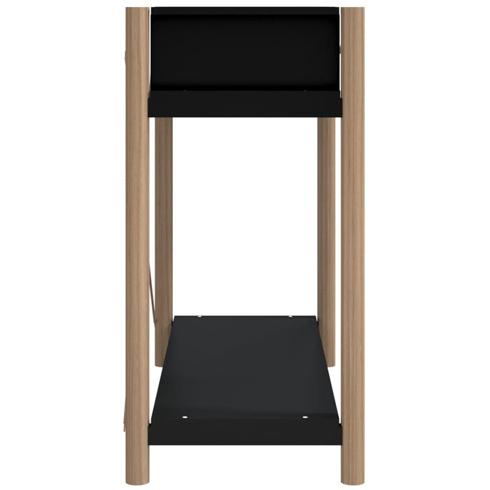 Konsolentisch Schwarz 82x38x75 cm Holzwerkstoff