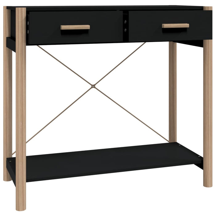 Konsolentisch Schwarz 82x38x75 cm Holzwerkstoff