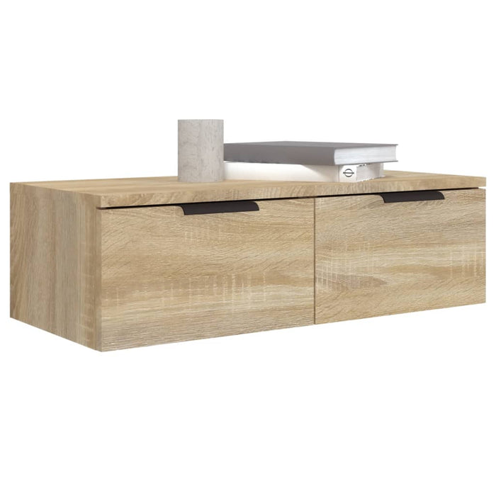 Wall cabinets 2 pcs. Sonoma oak 68x30x20 cm wood material