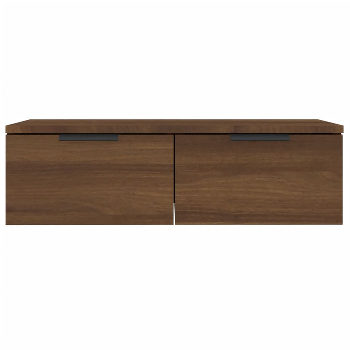 Wall cabinets 2 pieces. Brown oak look 68x30x20cm wood material