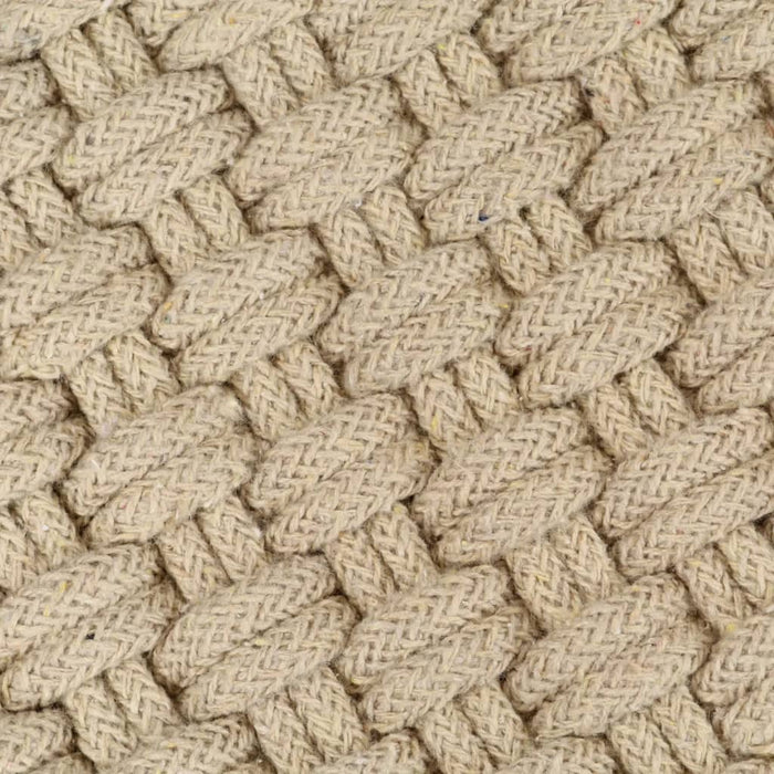 Rug Rectangular Natural 120x180 cm Cotton