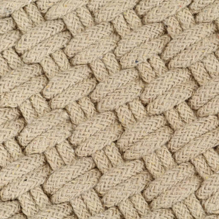 Teppich Rechteckig Natur 200x300 cm Baumwolle