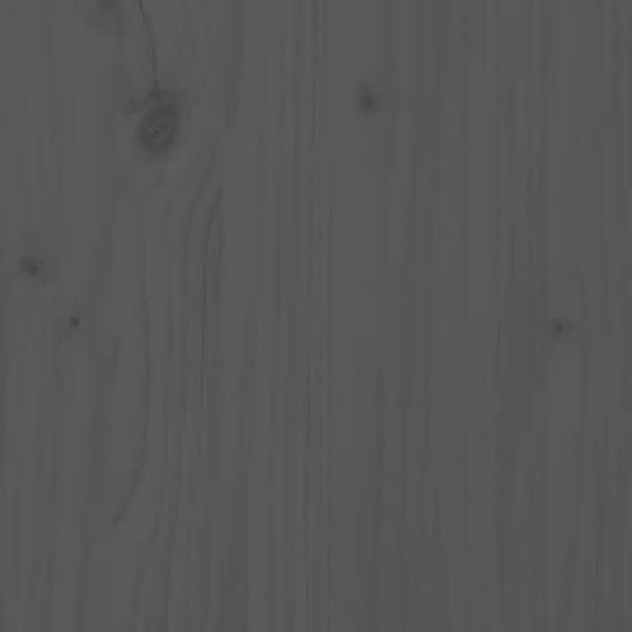Massivholzbett Grau 120x200 cm