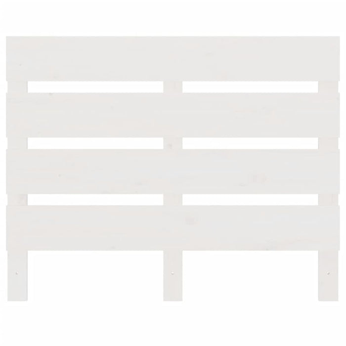 Massivholzbett Weiß 100x200 cm Kiefer