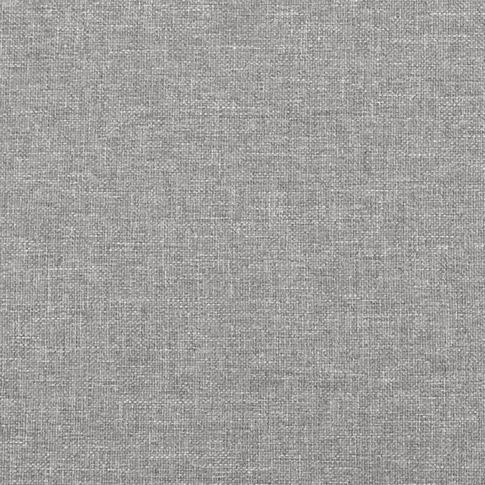 Pocket spring mattress light gray 90x190x20 cm fabric