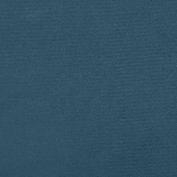 Taschenfederkernmatratze Dunkelblau 90x190x20 cm Samt