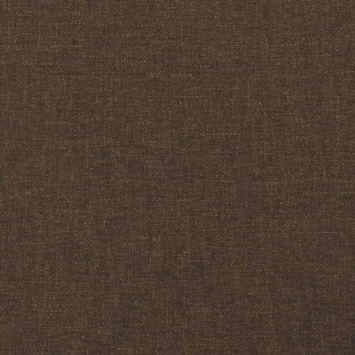 Pocket spring mattress dark brown 100x200x20 cm fabric