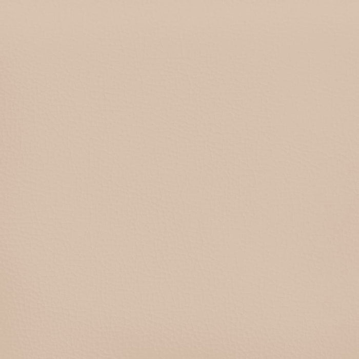 Taschenfederkernmatratze Cappuccino 100x200x20 cm Kunstleder