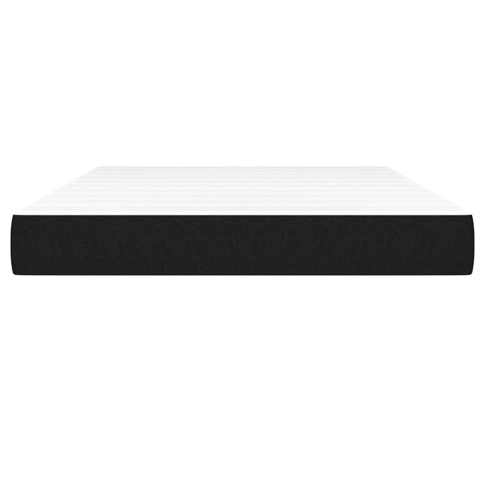 Taschenfederkernmatratze Schwarz 140x190x20 cm Stoff
