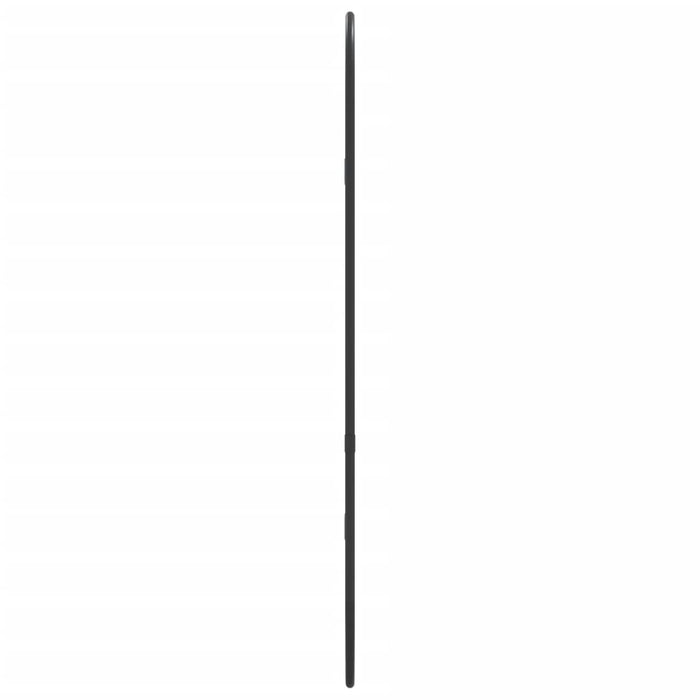 Wandspiegel Schwarz 60x25 cm Oval