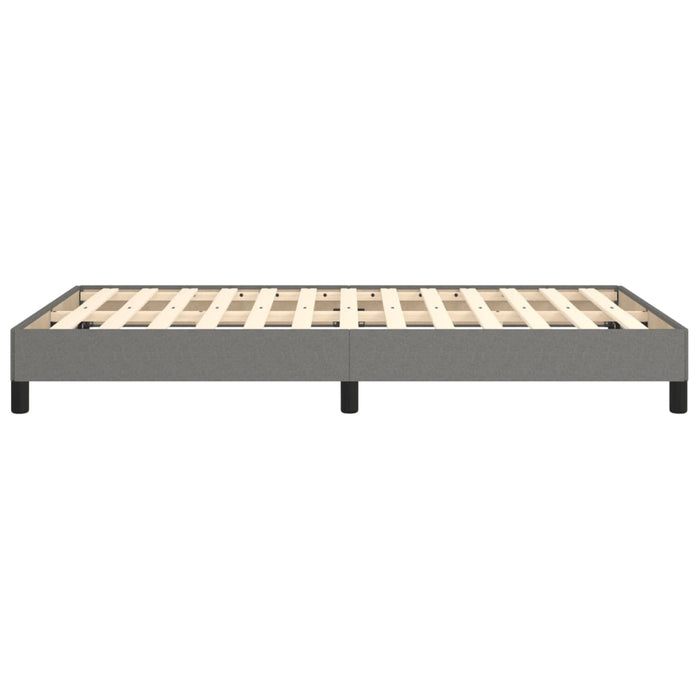 Bettgestell Dunkelgrau 120x200 cm Stoff
