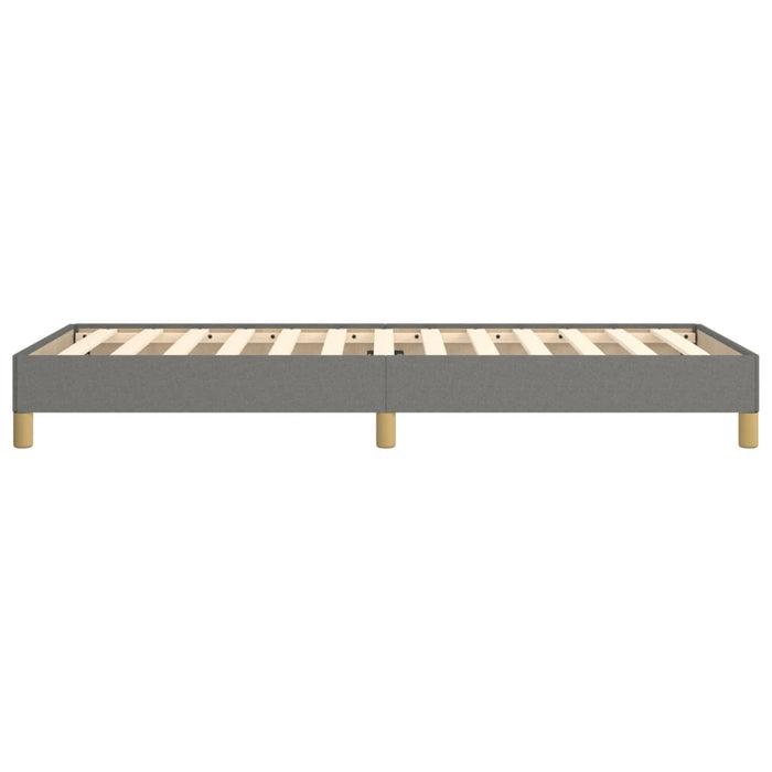Bettgestell Dunkelgrau 80x200 cm Stoff