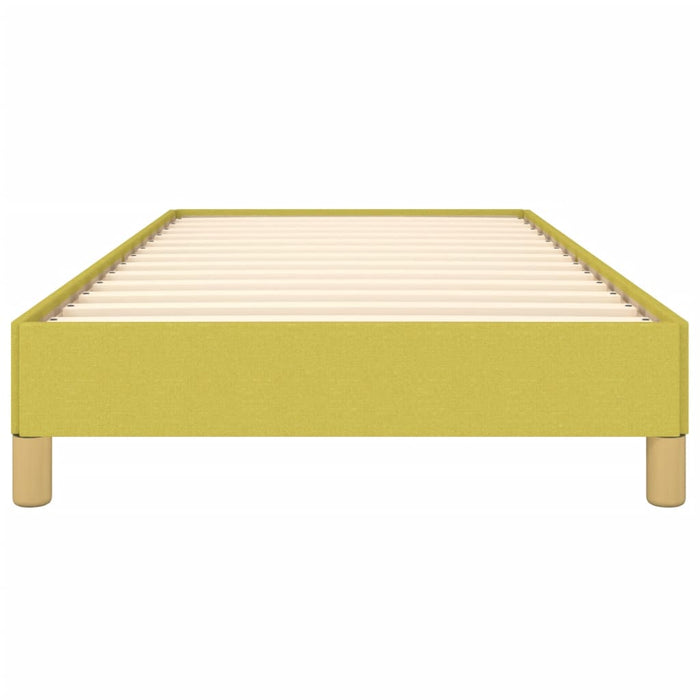 Bettgestell Grün 100x200 cm Stoff