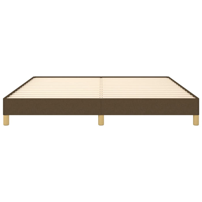 Bettgestell Dunkelbraun 180x200 cm Stoff