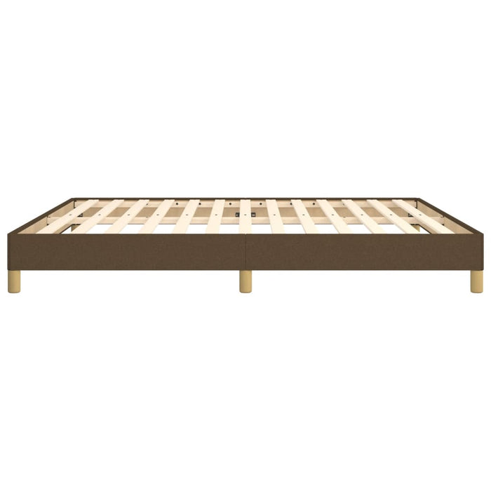Bettgestell Dunkelbraun 180x200 cm Stoff